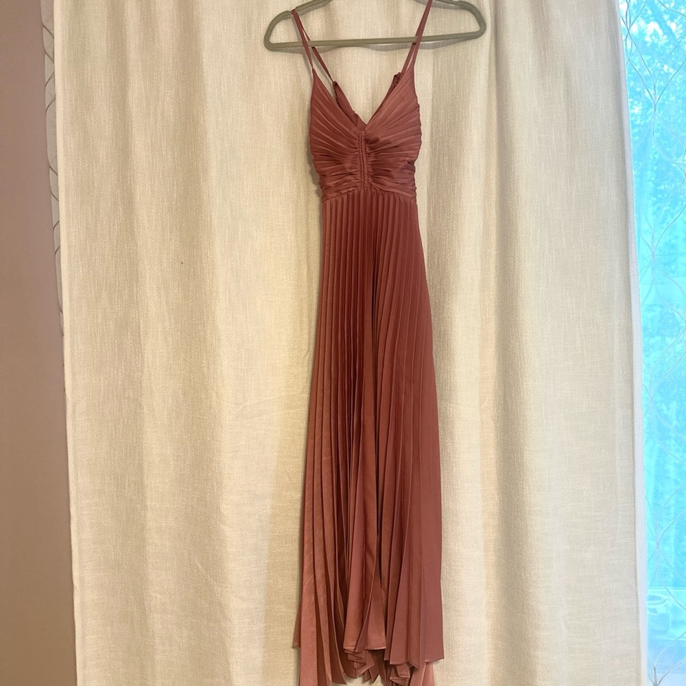 Pleated Maxi Dress